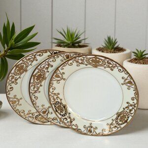 Set of three Noritake CHRISTMAS BALL 43061/175 Bread & Butter Plates